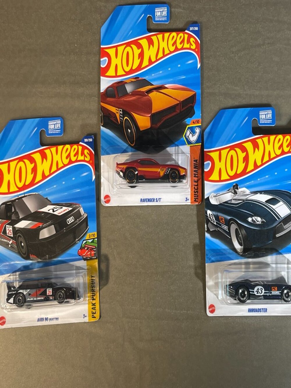 3 New Hot Wheels (see notes for desc.)